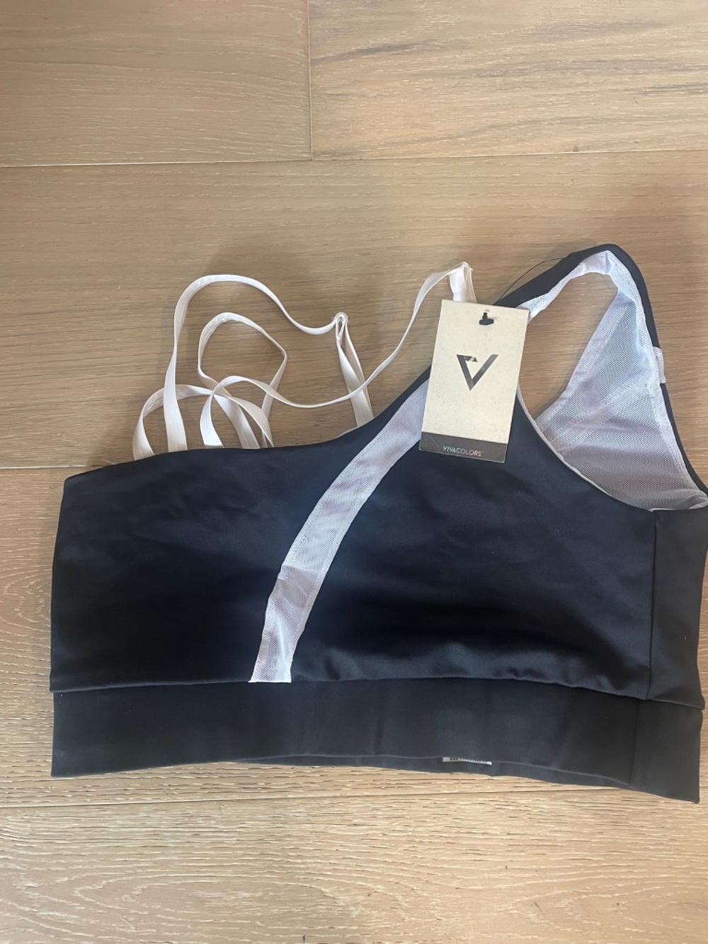 Black & White Sports Bralette